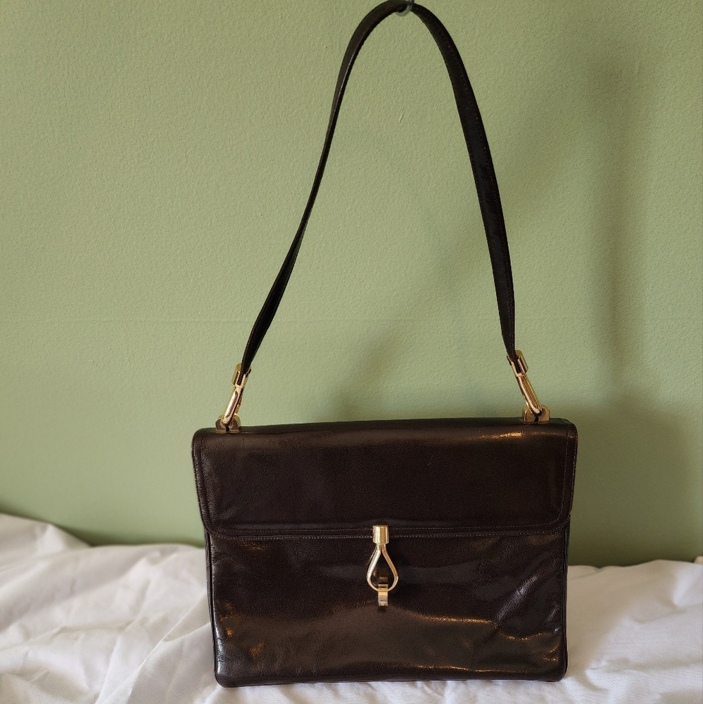 VTG Vintage Morris Moskowitz Brown Genuine Leather Purse